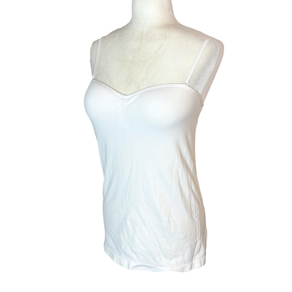 Lily Morgan white bra camisole